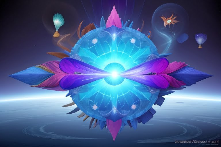 An abstract colored picture