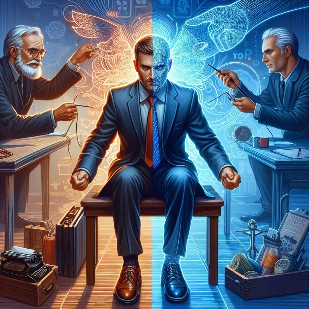 An Ai generated image showing the willpower 