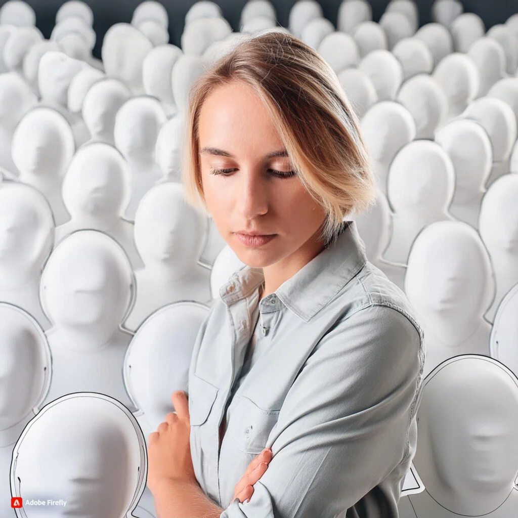 alone in the crowd